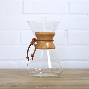 Chemex Classic 10-cup for Drip Coffee with Wooden Handle