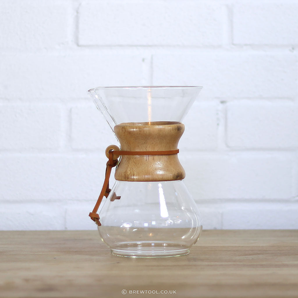 Chemex Classic 6-cup for Drip Coffee with Wooden Handle